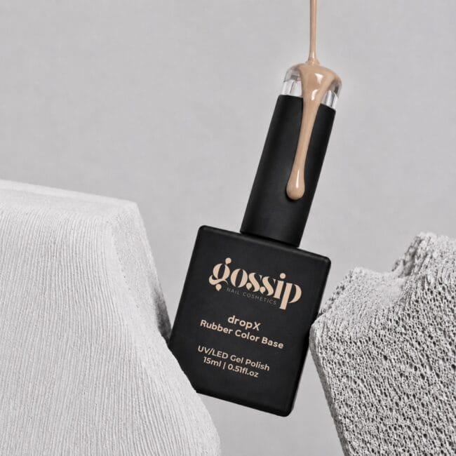 DropX Rubber Color Base - cashmere nude 15ml