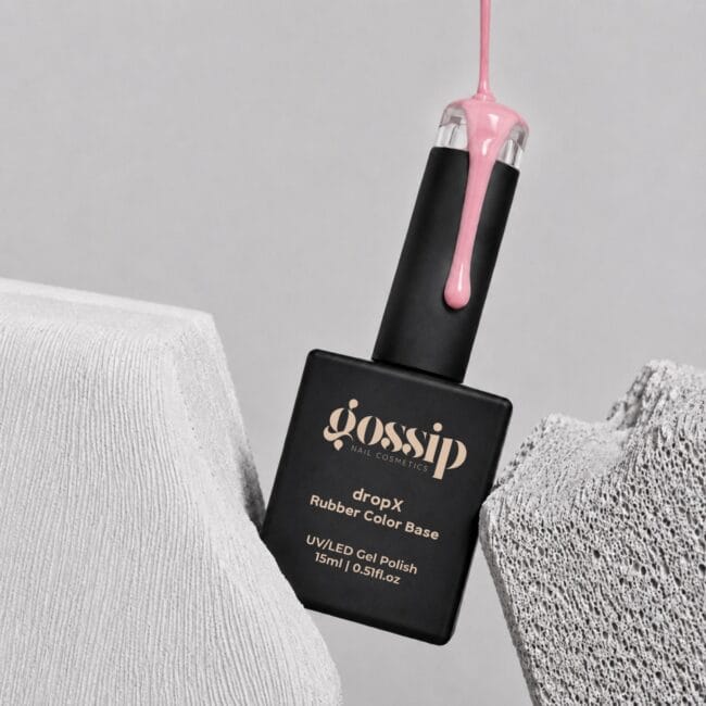 DropX Rubber Color Base - pink sorbet 15ml