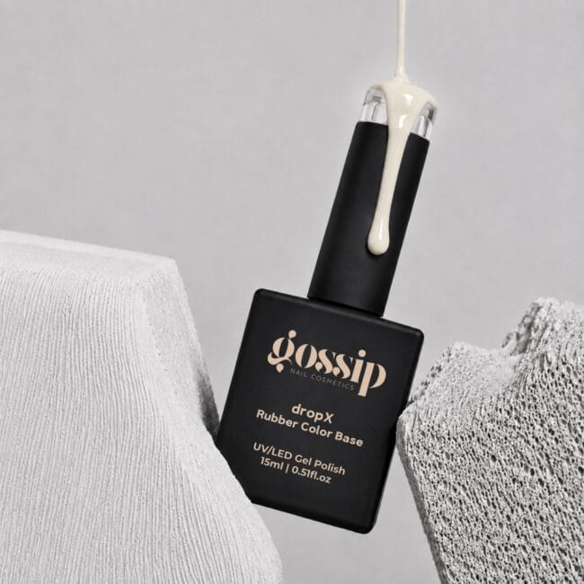 DropX Rubber Color Base - silk cream 15ml